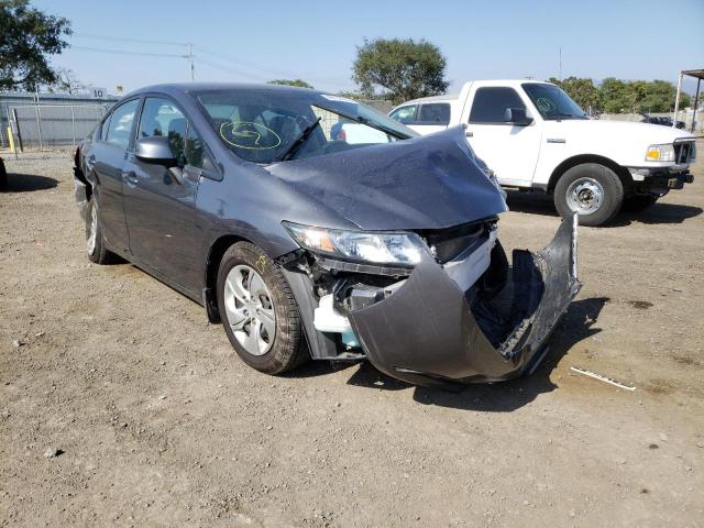 HONDA CIVIC LX 2013 with VIN 19XFB2F53DE210978 - Photo from auction