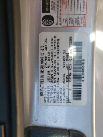 Photo 10 from auction – 2012 NISSAN 370Z BASE with VIN JN1AZ4EH1CM561064