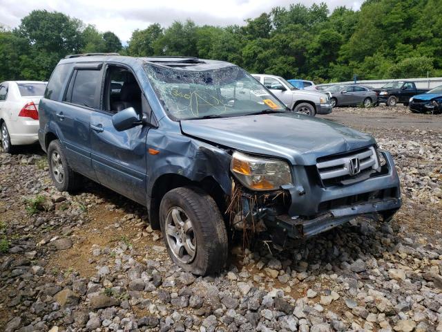 HONDA PILOT EX 2006 with VIN 2HKYF18536H555091 - Photo from auction