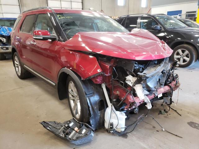 FORD EXPLORER L 2018 with VIN 1FM5K8F8XJGA55684 - Photo from auction