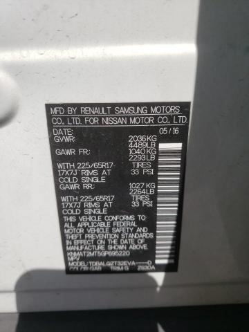 Photo 10 from auction – 2016 NISSAN ROGUE S with VIN KNMAT2MT5GP695220
