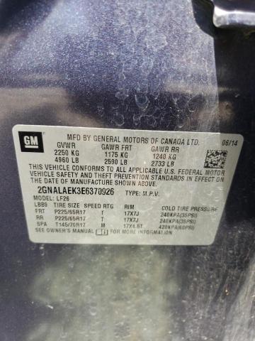 Photo 10 from auction – 2014 CHEVROLET EQUINOX LS with VIN 2GNALAEK3E6370926