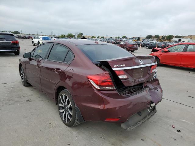 Photo 3 from auction – 2014 HONDA CIVIC EXL with VIN 19XFB2F95EE060442