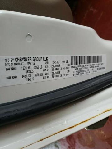 Photo 10 from auction – 2012 CHRYSLER TOWN & COU with VIN 2C4RC1BG6CR364111
