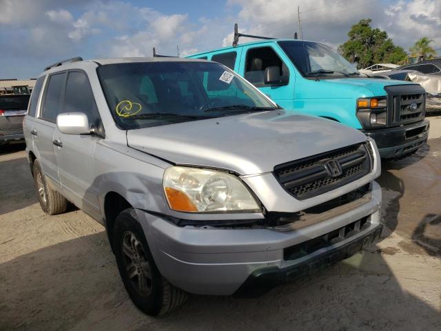 HONDA PILOT EXL 2003 with VIN 2HKYF18583H567197 - Photo from auction