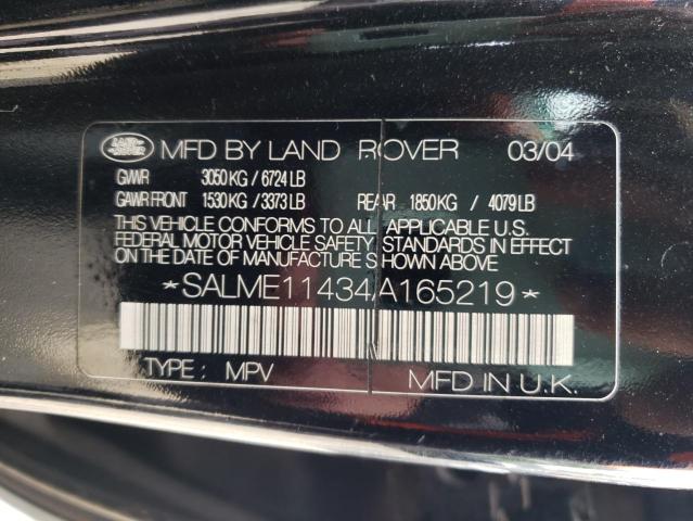 Photo 10 from auction – 2004 LAND ROVER RANGE ROVE with VIN SALME11434A165219