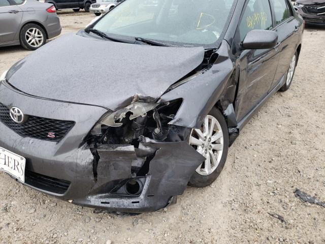 Photo 9 from auction – 2009 TOYOTA COROLLA BA with VIN 2T1BU40E89C091473