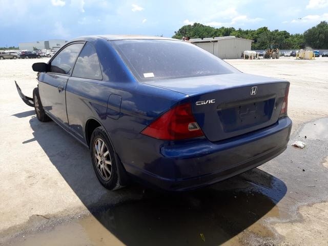 Photo 3 from auction – 2003 HONDA CIVIC HX with VIN 1HGEM22743L026461