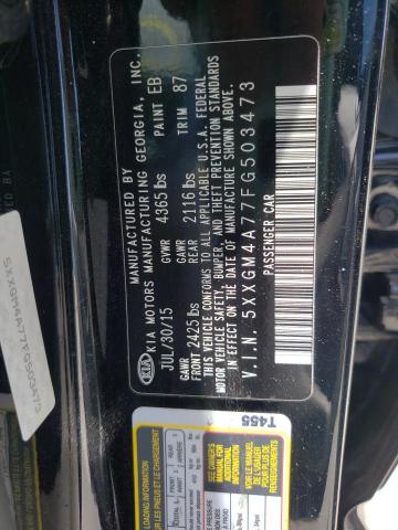 Photo 10 from auction – 2015 KIA OPTIMA LX with VIN 5XXGM4A77FG503473