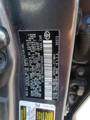 Photo 10 from auction – 2013 TOYOTA CAMRY L with VIN 4T1BF1FK0DU246093