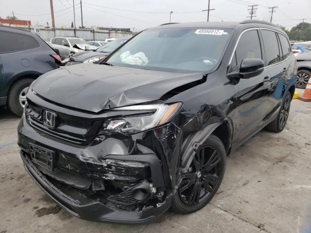 Photo 2 from auction – 2021 HONDA PILOT SE with VIN 5FNYF5H29MB038239