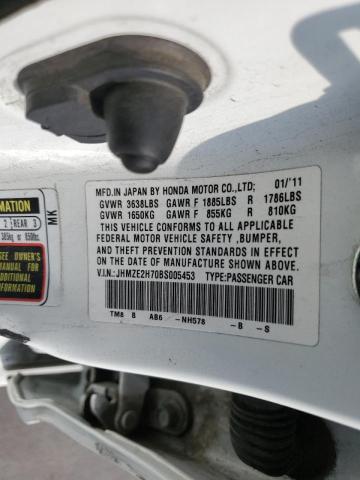 Photo 10 from auction – 2011 HONDA INSIGHT EX with VIN JHMZE2H70BS005453