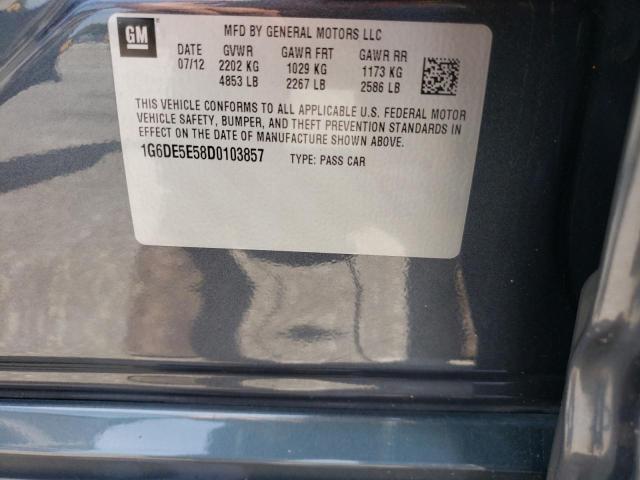 Photo 10 from auction – 2013 CADILLAC CTS LUXURY with VIN 1G6DE5E58D0103857
