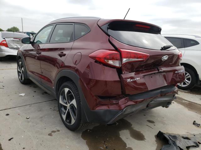 Photo 3 from auction – 2016 HYUNDAI TUCSON LIM with VIN KM8J33A21GU095888