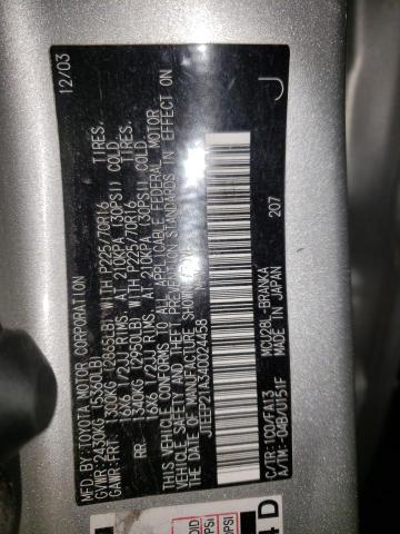 Zdjęcie 10 z aukcji – 2004 TOYOTA HIGHLANDER z VIN JTEEP21A340024458