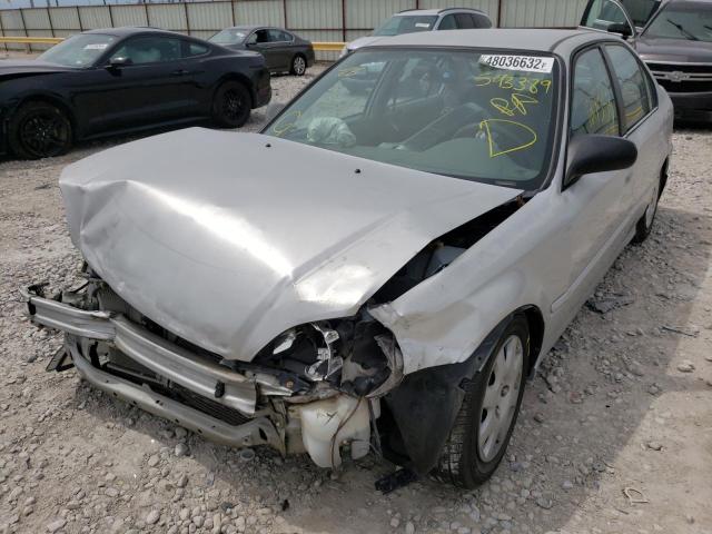 Photo 2 from auction – 2000 HONDA CIVIC BASE with VIN 2HGEJ6617YH543389