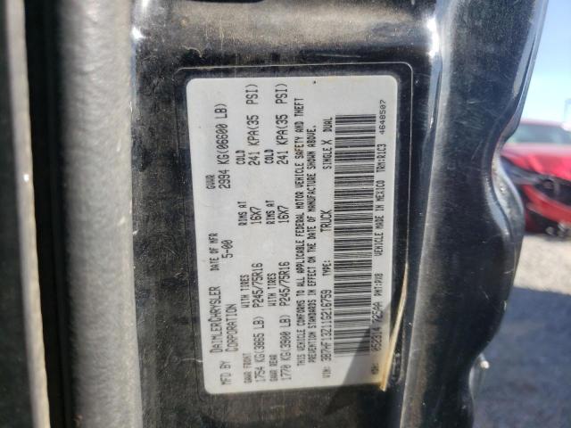 Photo 10 from auction – 2001 DODGE RAM 1500 with VIN 3B7HF13Z11G216759