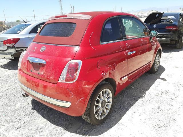 Photo 4 from auction – 2012 FIAT 500 LOUNGE with VIN 3C3CFFER9CT167331