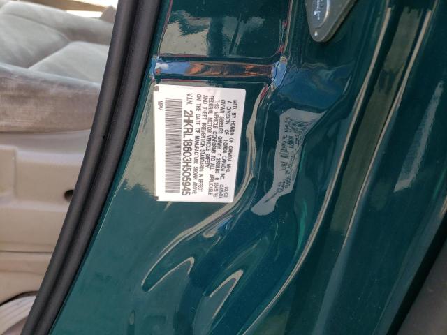 Photo 10 from auction – 2003 HONDA ODYSSEY EX with VIN 2HKRL18603H505945