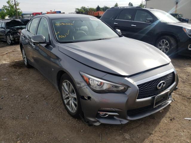 INFINITI Q50 BASE 2014 with VIN JN1BV7AR4EM698843 - Photo from auction