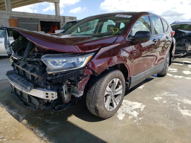 Photo 2 from auction – 2017 HONDA CR-V LX with VIN 7FARW5H32HE004280