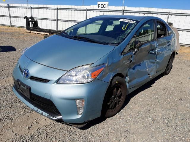 Photo 2 from auction – 2014 TOYOTA PRIUS with VIN JTDKN3DU6E1845901