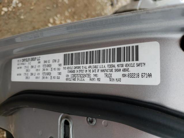 Photo 10 from auction – 2012 DODGE RAM 1500 S with VIN 1C6RD7GT6CS247351