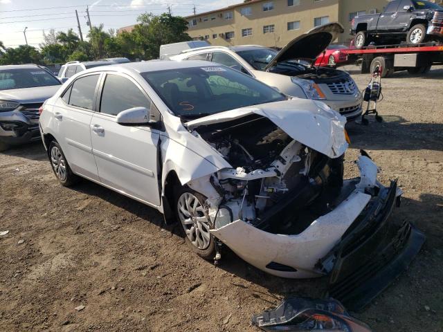 TOYOTA COROLLA L 2019 with VIN 5YFBURHE0KP859549 - Photo from auction