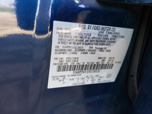 Photo 10 from auction – 2007 FORD FIVE HUNDR with VIN 1FAHP24157G150531