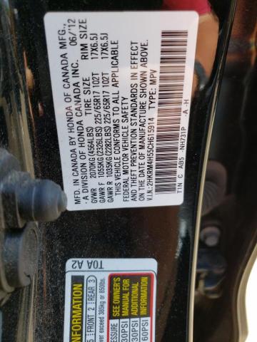 Photo 10 from auction – 2012 HONDA CR-V EX with VIN 2HKRM4H55CH615914