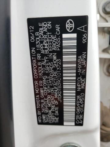 Photo 10 from auction – 2012 TOYOTA PRIUS C with VIN JTDKDTB39C1013723