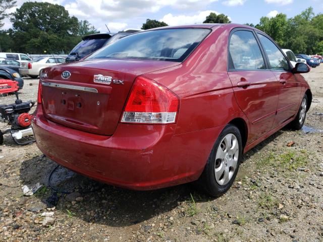 Photo 4 from auction – 2008 KIA SPECTRA EX with VIN KNAFE122085548849