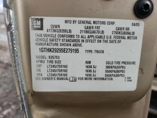 Photo 10 from auction – 2005 GMC SIERRA K25 with VIN 1GTHK29295E279195