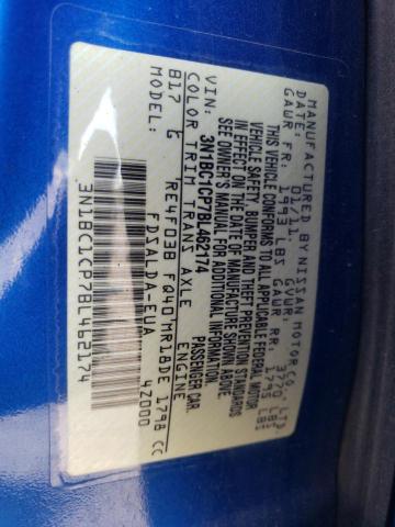 Photo 10 from auction – 2011 NISSAN VERSA S with VIN 3N1BC1CP7BL462174