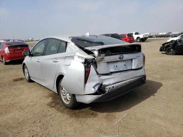 Photo 3 from auction – 2017 TOYOTA PRIUS with VIN JTDKBRFU0H3056712