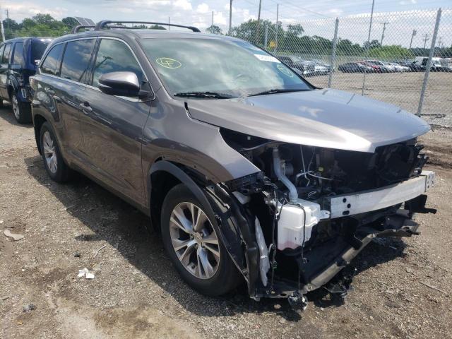 TOYOTA HIGHLANDER 2015 with VIN 5TDBKRFH8FS186686 - Photo from auction
