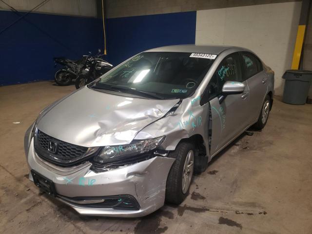 Photo 2 from auction – 2015 HONDA CIVIC LX with VIN 19XFB2F59FE267558