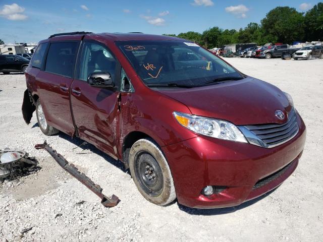 TOYOTA SIENNA XLE 2017 with VIN 5TDYZ3DC4HS854416 - Photo from auction