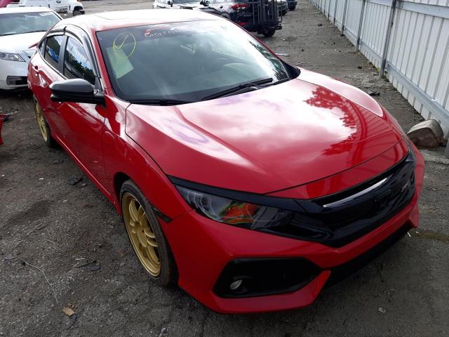 HONDA CIVIC SI 2018 with VIN 2HGFC1E52JH700807 - Photo from auction