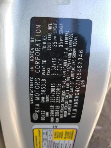 Photo 10 from auction – 2012 KIA SEDONA LX with VIN KNDMG4C71C6482346
