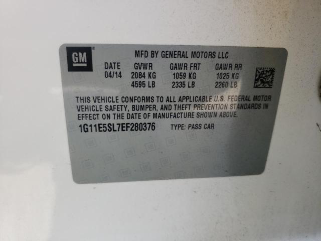 Photo 10 from auction – 2014 CHEVROLET MALIBU 2LT with VIN 1G11E5SL7EF280376