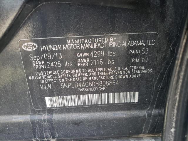 Photo 10 from auction – 2013 HYUNDAI SONATA GLS with VIN 5NPEB4AC8DH808864
