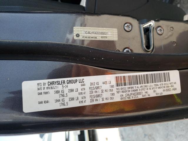 Photo 10 from auction – 2014 JEEP PATRIOT LA with VIN 1C4NJPFA2ED859571