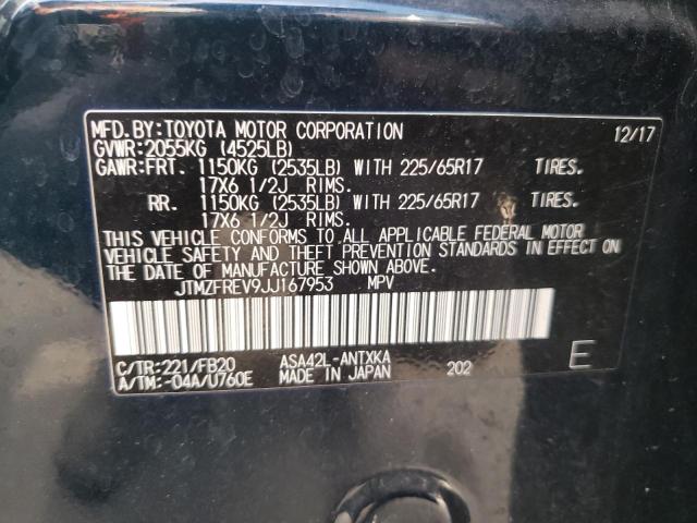 Photo 10 from auction – 2018 TOYOTA RAV4 LE with VIN JTMZFREV9JJ167953