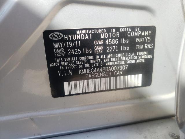 Photo 10 from auction – 2011 HYUNDAI SONATA HYB with VIN KMHEC4A48BA007907
