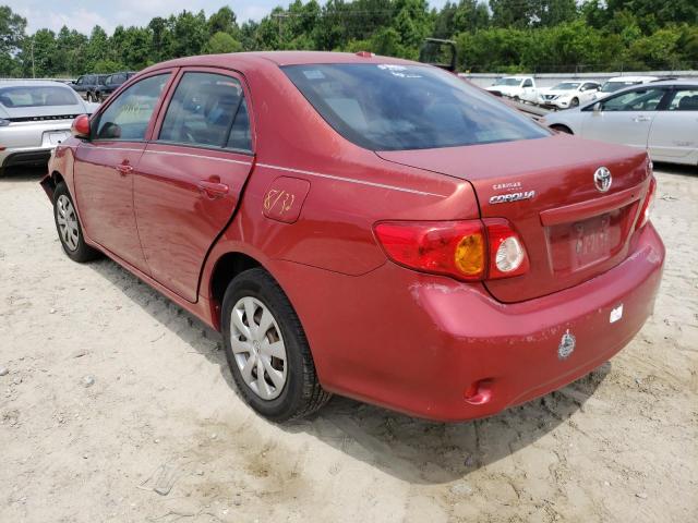 Photo 3 from auction – 2009 TOYOTA COROLLA BA with VIN JTDBL40E499075215