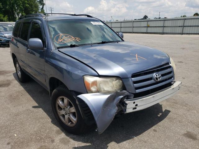 TOYOTA HIGHLANDER 2007 with VIN JTEGP21A970138266 - Photo from auction