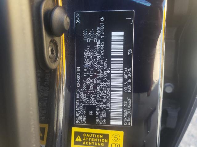 Photo 10 from auction – 2010 LEXUS RX 350 with VIN JTJBK1BA0A2413604