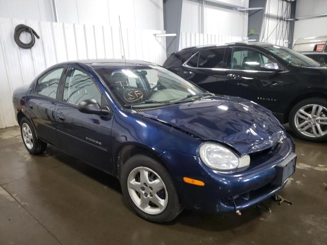 DODGE NEON SE 2001 with VIN 1B3ES46C11D232448 - Photo from auction