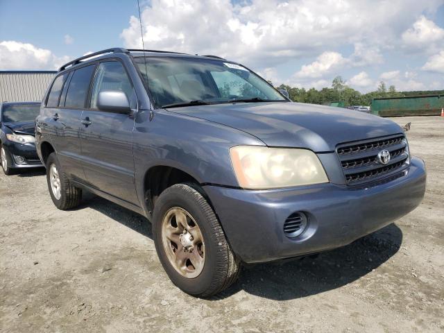 TOYOTA HIGHLANDER 2003 with VIN JTEGF21A030096325 - Photo from auction